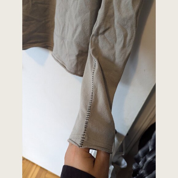 SARAH PACINI - Snap button collared sweater - Sz 02 - Picture 5 of 8